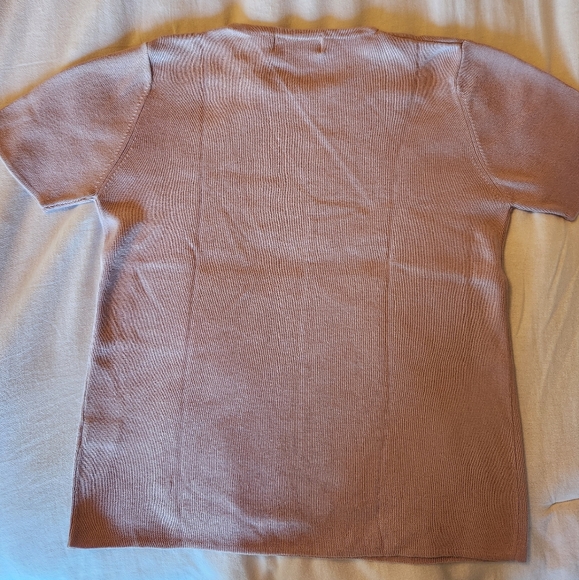 Mauve Knit Shell by Rino Rossi (Medium) - Picture 2 of 4